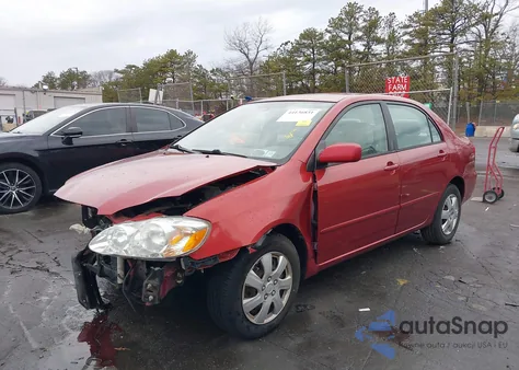 2006 Toyota Corolla Le z USA, uszkodzony, nr VIN 2T1BR32EX6C682229